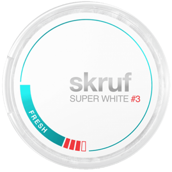 Skruf Superwhite Fresh Slim Strong no. 53 9mg