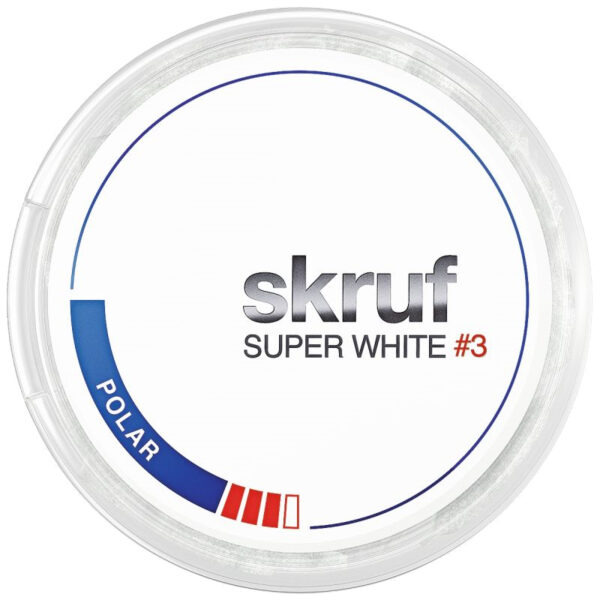 Skruf Superwhite Slim Polar Eucalyptus Strong no. 57 9mg