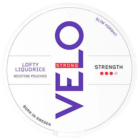 VELO Lofty Liquorice Slim Strong 10mg