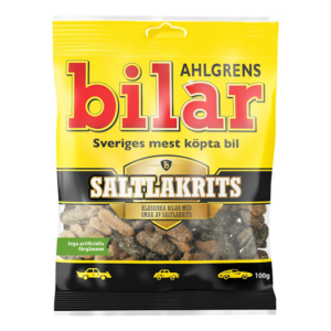 Ahlgrens Bilar Saltlakrits 100g